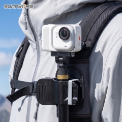 Sunnylife Action Camera Backpack Clamp Quick-Release Adjustable Backpack Clip for Action Camera Extension Rod