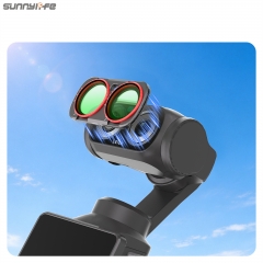Sunnylife Magnetic Lens Filters Macro Lens Wide-Angle Lens Adjustable VND 1/4 Black MIST&ND16&CPL Filters for Insta360 Luna Ultra