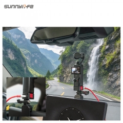 Sunnylife 2-in-1 Multi-Functional Adhesive Mount Strong Adhesive Car Base Accessories for Osmo Pocket 4P/4/3